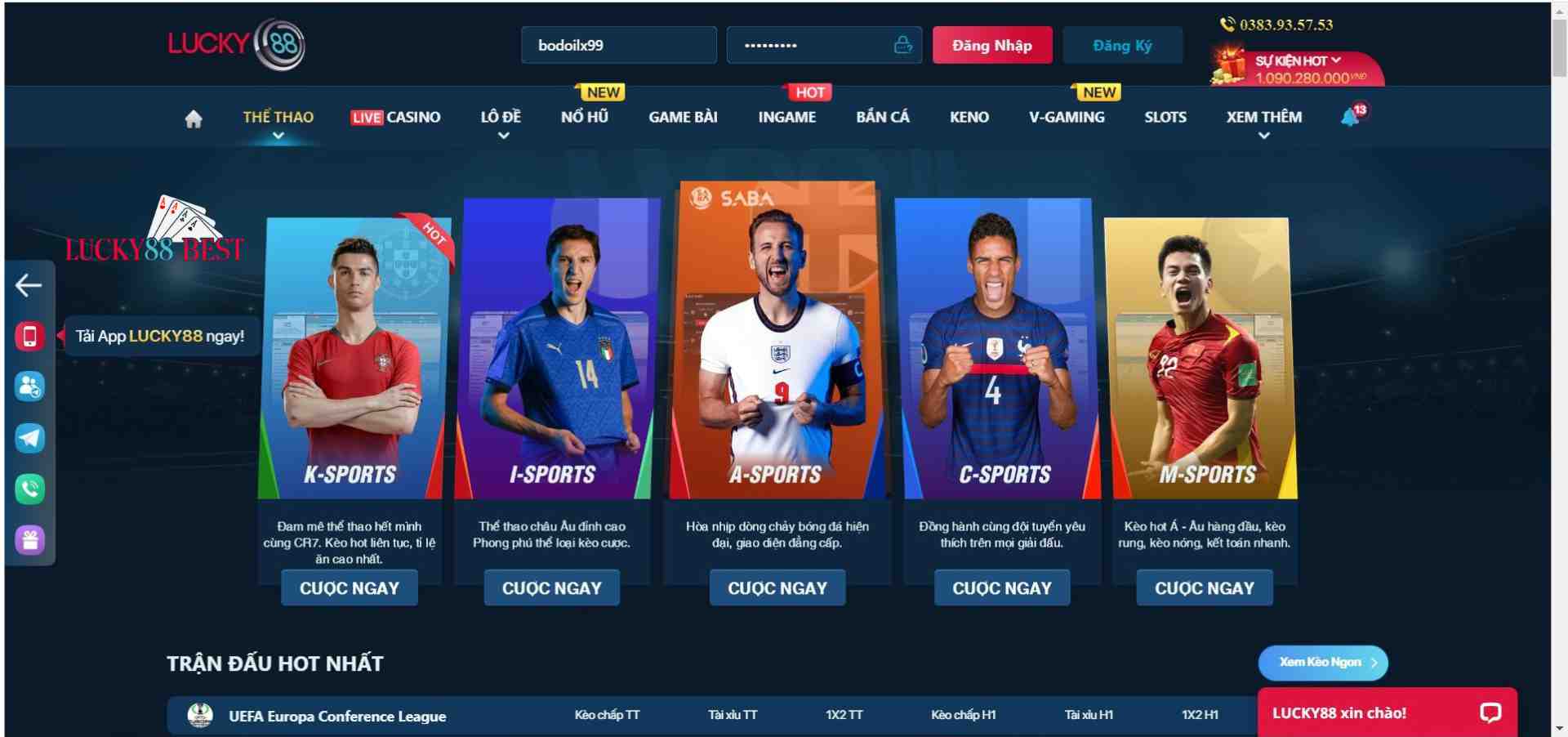 Việc cập nhật thông tin Bet999 rất dễ dàng - Bet999