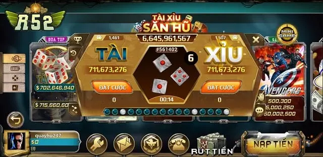 Số lượng sảnh trò chơi trên trang web 66Vn - 66Vn