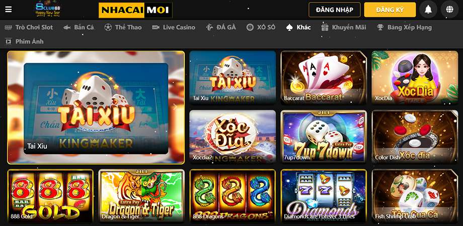Một thư viện khổng lồ các trò chơi cấp độ H3bet - H3bet